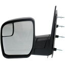 ミラー For E-250 10-13, Driver Side Mirror, Textured Black E-250 10-13、ドライバーサイドミラー、...