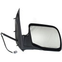 ミラー For E-150 Club Wagon 03-04, Passenger Side Mirror, Textured Black E-150クラブワゴ...
