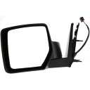 ミラー For Nitro 07-11, Driver Side Mirror, Textured Black ニトロ07-11、ドライバーサイドミラー、テクス...