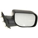 ミラー For Titan 04-13, Passenger Side Mirror, Textured Black タイタン04-13、乗客側ミラー、テクスチ...
