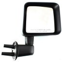 ミラー For Wrangler 07-08, Passenger Side Mirror, Textured Black ラングラー07-08、乗客側ミラー、...