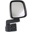 ミラー For Wrangler 03-06, Passenger Side Mirror, Textured Black Wrangler 03-06、Pas...
