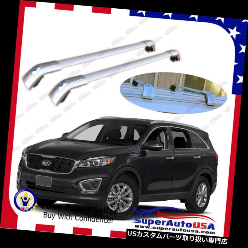 Top Roof Rack Fit FOR 2014-2019 Silver KIA SORENTO Baggage Luggage Cross Bar カテゴリUSクロスバー状態新品メーカーKia車種Sorento発送詳細送料一律 1000円（※北海道、沖縄、離島は省く）商品詳細輸入商品の為、英語表記となります。 Condition: New Interchange Part Number: 2014 2015 2016 2017 2018 KIA SORENTO ROOF RACK Placement on Vehicle: Top, Upper, Roof Material: Aluminum Brand: Unbranded Features: Adjustable, Anti-Theft Lock, Removable, Waterproof, Water-Resistant Warranty: No Warranty Color: Silver Number of Pieces: 2 Manufacturer Part Number: RR-S-SORENTO-14 UPC: Does not apply※以下の注意事項をご理解頂いた上で、ご入札下さい※■海外輸入品の為、NC,NRでお願い致します。■フィッテングや車検対応の有無については、基本的に画像と説明文よりお客様の方にてご判断をお願いしております。■USパーツは国内の純正パーツを取り外した後、接続コネクタが必ずしも一致するとは限らず、加工が必要な場合もございます。■商品説明文中に英語にて”保障”に関する記載があっても適応はされませんので、ご理解ください。■到着より7日以内のみ保証対象とします。ただし、取り付け後は、保証対象外となります。■商品の配送方法や日時の指定頂けません。■お届けまでには、2〜3週間程頂いております。ただし、通関処理や天候次第で多少遅れが発生する場合もあります。■商品落札後のお客様のご都合によるキャンセルはお断りしておりますが、落札金額の30％の手数料をいただいた場合のみお受けする場合があります。■他にもUSパーツを多数出品させて頂いておりますので、ご覧頂けたらと思います。■USパーツの輸入代行も行っておりますので、ショップに掲載されていない商品でもお探しする事が可能です!!お気軽にお問い合わせ下さい。&nbsp;