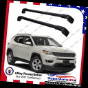 キャリア 2017-2019ジープコンパス手荷物荷物クロスバークロスバーのトップルーフラックフィット Top Roof Rack Fit For 2017-20...