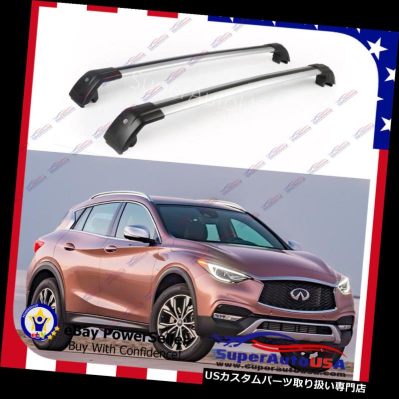 Top Roof Rack Fit FOR INFINITI QX30 2016-19 Baggage Luggage Cross Bar CrossbarカテゴリUSクロスバー状態新品メーカーInfiniti車種QX30発送詳細送料一律 1000円（※北海道、沖縄、離島は省く）商品詳細輸入商品の為、英語表記となります。 Condition: New Material: Aluminum Placement on Vehicle: Upper, Roof Features: Adjustable, Anti-Theft Lock, Removable, Waterproof, Water-Resistant Brand: Unbranded Color: Silver Warranty: No Warranty Manufacturer Part Number: RR-QX30 Interchange Part Number: 2016 2017 2018 2019 INFINITI QX30 UPC: Does not apply※以下の注意事項をご理解頂いた上で、ご入札下さい※■海外輸入品の為、NC,NRでお願い致します。■フィッテングや車検対応の有無については、基本的に画像と説明文よりお客様の方にてご判断をお願いしております。■USパーツは国内の純正パーツを取り外した後、接続コネクタが必ずしも一致するとは限らず、加工が必要な場合もございます。■商品説明文中に英語にて”保障”に関する記載があっても適応はされませんので、ご理解ください。■到着より7日以内のみ保証対象とします。ただし、取り付け後は、保証対象外となります。■商品の配送方法や日時の指定頂けません。■お届けまでには、2〜3週間程頂いております。ただし、通関処理や天候次第で多少遅れが発生する場合もあります。■商品落札後のお客様のご都合によるキャンセルはお断りしておりますが、落札金額の30％の手数料をいただいた場合のみお受けする場合があります。■他にもUSパーツを多数出品させて頂いておりますので、ご覧頂けたらと思います。■USパーツの輸入代行も行っておりますので、ショップに掲載されていない商品でもお探しする事が可能です!!お気軽にお問い合わせ下さい。&nbsp;