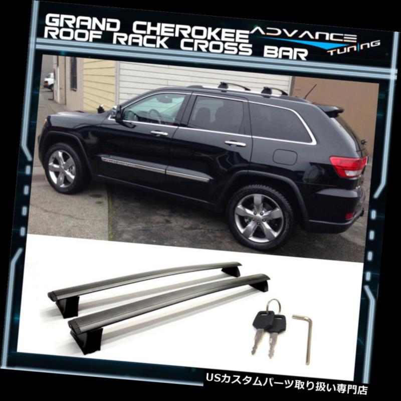 キャリア 11-18ジープグランドチェロキーOEスタイルトップルーフラッククロスバー用 For 11-18 Jeep Grand Cherokee OE Style Top Roof Rack Cross Bar