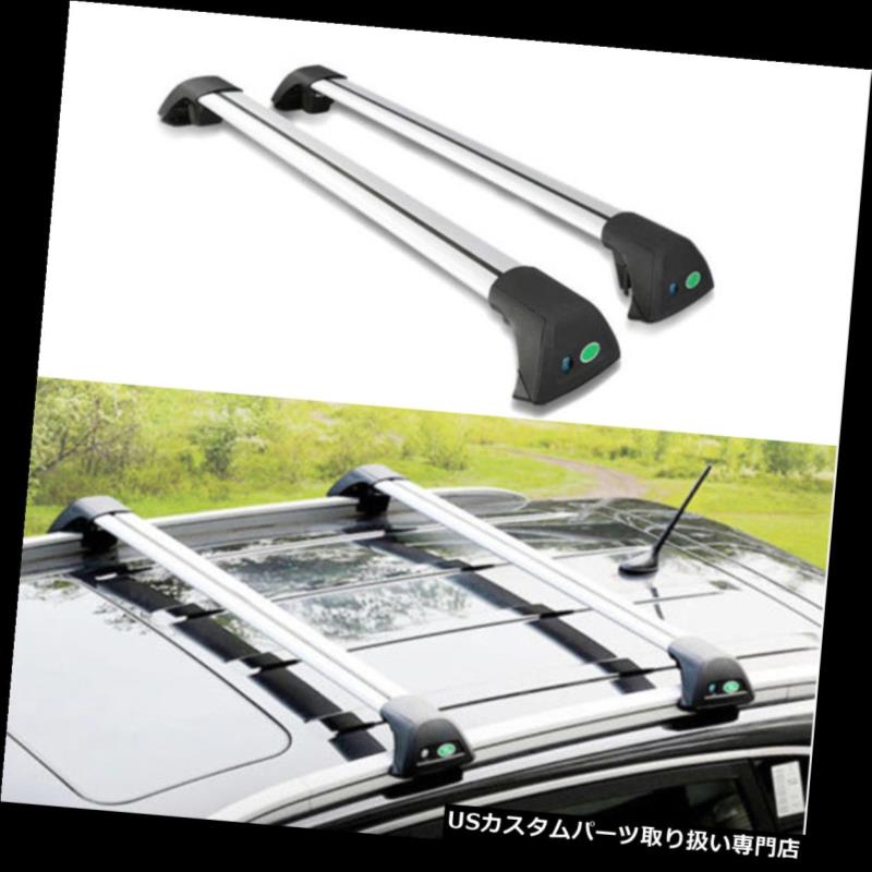 キャリア キャデラックSRX 2010-2016のための貨物クロスバーサイドレールラック荷物キャリアフィット Cargo Cross Bars Side Rails Rack Luggage Carrier Fit For Cadillac SRX 2010-2016