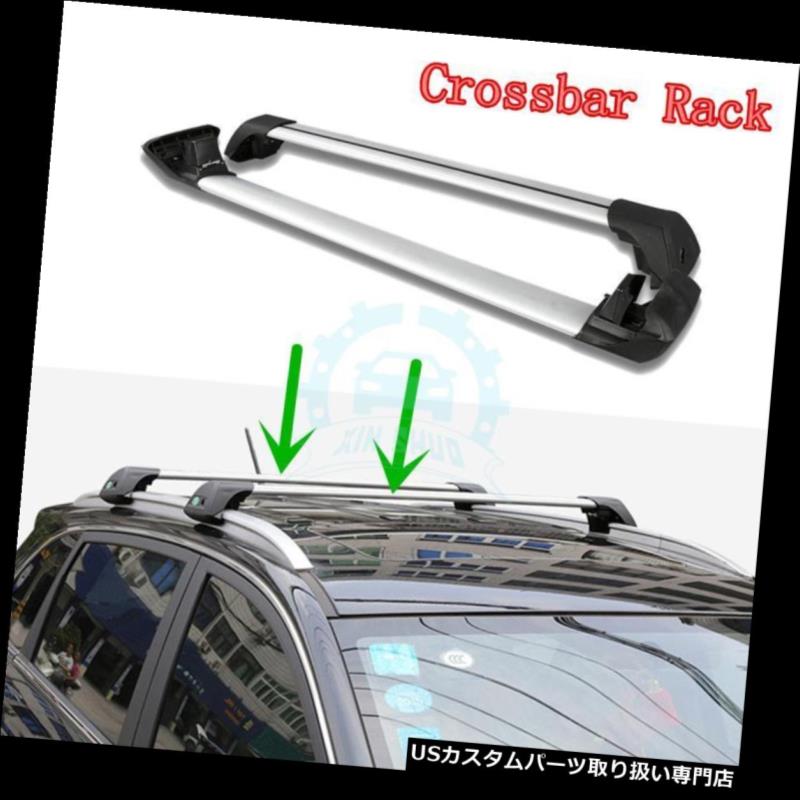 キャリア VWフォルクスワーゲンTouareg 2006?2016年のための2Xアルミ合金のルーフラッククロスバー 2X Aluminum alloy Roof Rack Cross Bars For VW Volkswagen Touareg 2006~2016