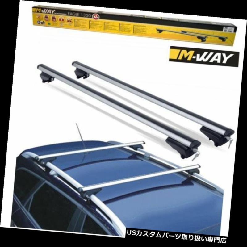 キャリア シボレークルーズハッチバック用Mウェイルーフクロスバーロックラックアルミ01-10 M-Way Roof..