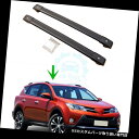 キャリア 2 *プラスチック+アルミ umは、トヨタRAV4用ルーフクロスバーラゲッジラック2013-2016を採用 2* Plastic+Aluminum Alloys Roof Crossbar Luggage Racks for Toyota RAV4 2013-2016