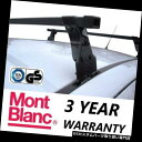 キャリア Vauxhall Vectra Caravan 2003-2008エステート用モンブランルーフラッククロスバー Mont Blanc Roof Rac...