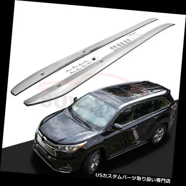 キャリア トヨタハイランダークルーガー2014-2018手荷物ルーフラックレールクロスバー2PCSにフィット Fit for Toyota Highlander Kluger 2014-2018 Baggage Roof Rack Rail Cross Bar 2PCS