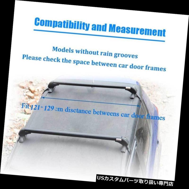 USキャリアほとんどの車のための航空機の調節可能なルーフラッククロスバーの上の貨物荷物のキャリアAircraftAdjustableRoofRackCrossBarsTopCargoLuggageCarrierForMostCar