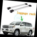 キャリア トヨタランドクルーザー2008-2016用プラスチック+アルミ um合金ルーフクロスバーラックバー Plastic+Aluminum Alloy Roof Crossbar Rack Bars For Toyota Land Cruiser 2008-2016