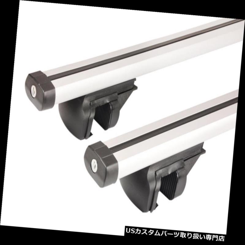 キャリア キャデラックSRXの銀色のアルミ合金の十字棒の屋根の貨物荷物の棚のための1set 1set For Cadillac SRX Silvery Aluminum alloy Cross Bar Roof Cargo Luggage Rack