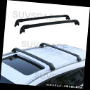 キャリア Hyundai Tucson 2015 2016 2017クロスバートップブラックルーフラゲッジラックにフィット Fit for Hyundai Tu...