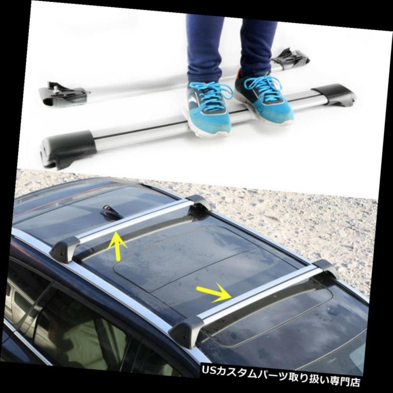 キャリア ボルボV70 XCクロスカントリー2002年カートップルーフラッククロスバー荷物キャリア用 For Volvo V70 XC Cross Country 2002 Car Top Roof Rack Cross Bars Luggage Carrier