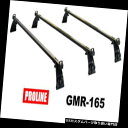 キャリア プロラインレインガタールーフラック - 3本のクロスバー一式 Proline Rain Gutter Roof Rack - Set of 3 Complete Crossbars