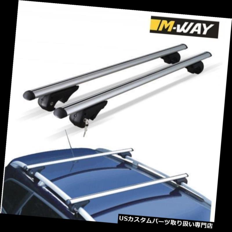 キャリア JEEP PATRIOT 2006-2012用Mウェイルーフクロスバーロックラックアルミ M-Way Roof Cross Bars Locking Rack Aluminium for JEEP PATRIOT 2006-2012