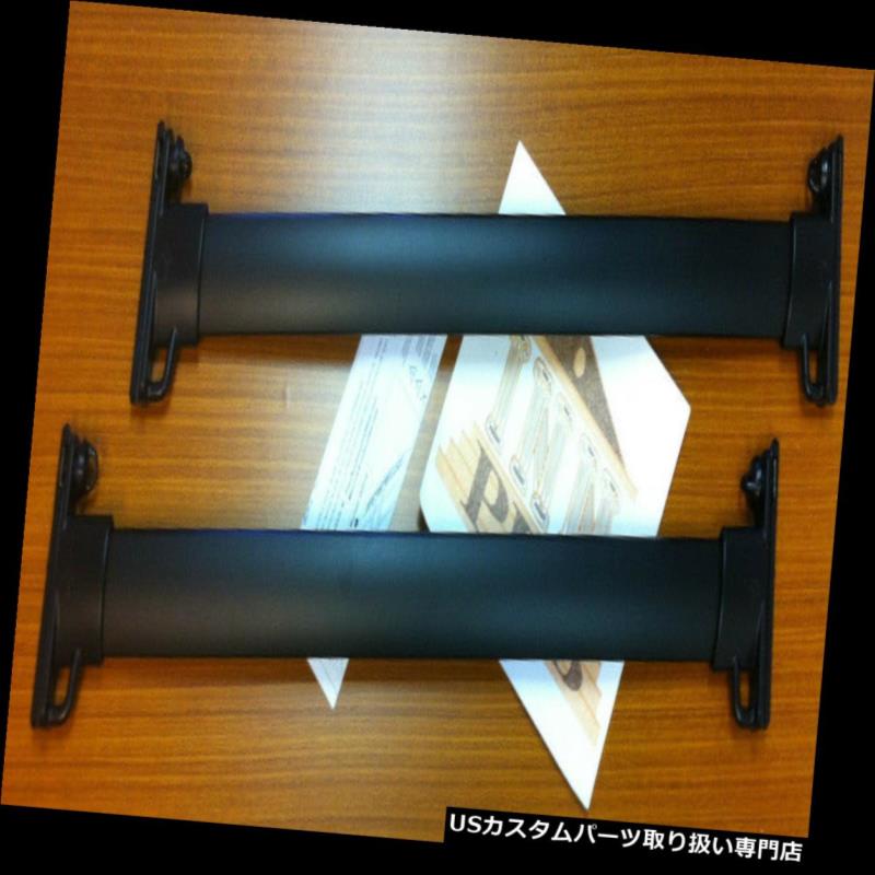 キャリア 2009 2010 2011 2012フォードエスケープ荷物ラック2個クロスバーキットブラックnew OE 2009 2010 2011 2012 Ford Escape Luggage Rack 2 piece Cross Bars Kit Black new OE