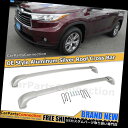 キャリア ハイランダーXLE限定14-18 XU50シルバー用ルーフラッククロスバー荷物キャリア Roof Rack Cross Bar Luggage Carrier For Highlander XLE Limited 14-18 XU50 Silver