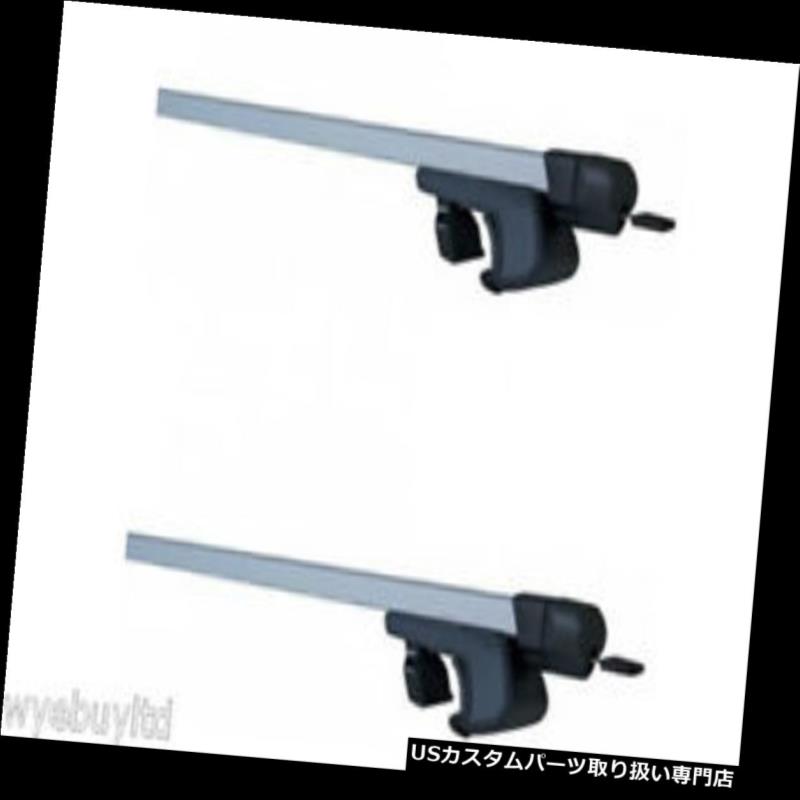 キャリア 5ドアKia rio 2002 - 2005ルーフクロスバーs510用のロック可能なルーフラックバー Lockable roof rack bars for a 5 door Kia rio 2002- 2005 roof cross bars s510