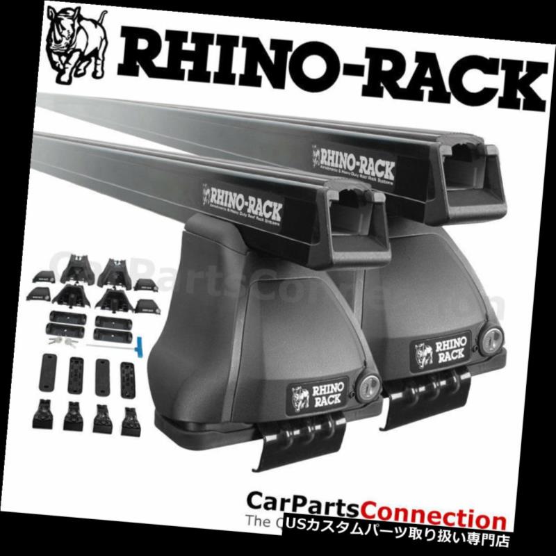キャリア RhinoラックJA4567 HONDA Civic Sedan 12-15用ヘビーデューティブラックルーフクロスバー Rhino-Rack JA4567 Heavy Duty Black Roof Crossbar For HONDA Civic Sedan 12-15