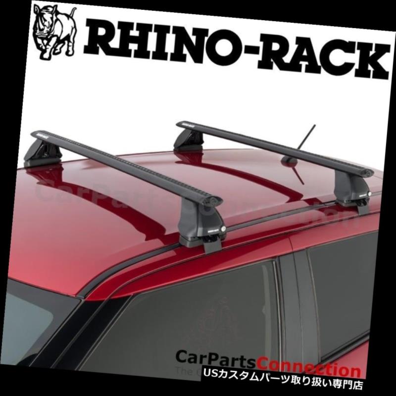 キャリア RhinoラックJA9820 2500ボルテックスブラックルーフクロスバーキット（ビュイックラクロス2017用） Rhino-Rack JA9820 2500 Vortex Black Roof Crossbar Kit For BUICK Lacrosse 2017