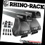 キャリア Rhino-Rack JA4440ヘビーデューティーブラックルーフクロスバー（CADILLAC SEVILLE SLS 98-04用） Rhino-Rack JA4440 Heavy Duty Black Roof Crossbar For CADILLAC SEVILLE SLS 98-04