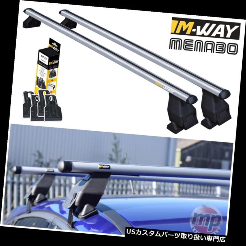 USキャリアToyotaPasso2005>にフィットするMウェイアルミルーフラックレールクロスバー。+固定具11M-WayAluminiumRoofRackRailCrossBarstofitToyotaPasso2005amp;gt;+Fixings11