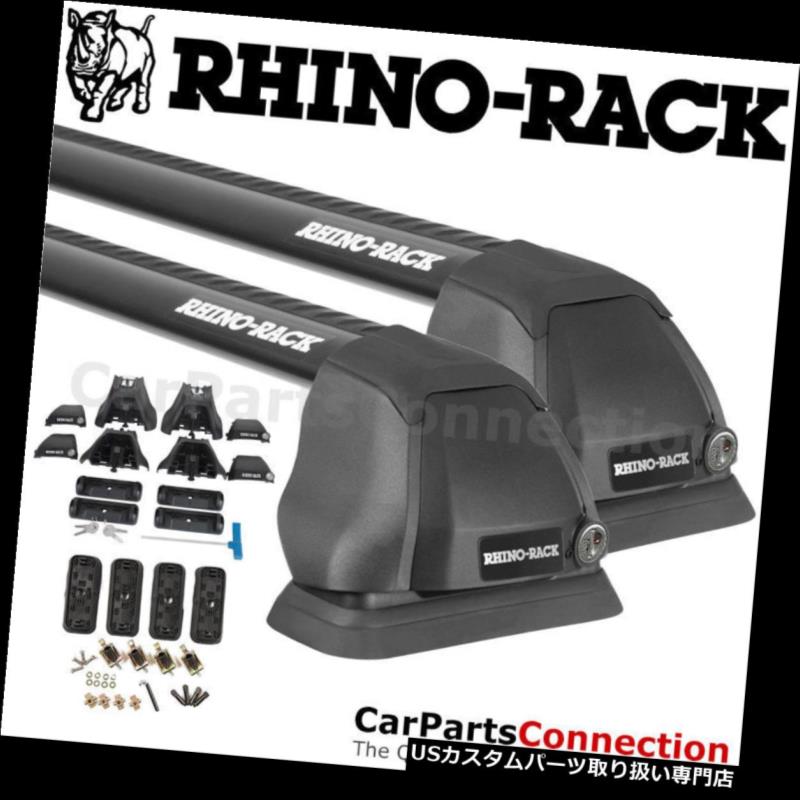 キャリア RhinoラックRS650B 2500 RSブラックFMPルーフクロスバーCクラスW205セダン15-18用 Rhino-Rack RS650B 2500 RS Black FMP Roof Crossbar For C-Class W205 Sedan 15-18