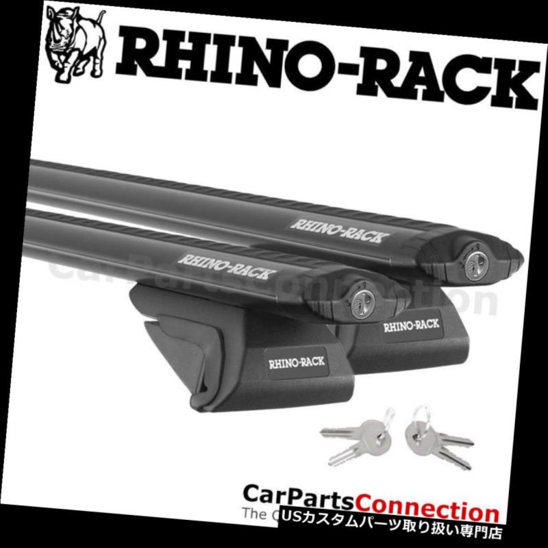 キャリア RhinoラックJA9145 SXブラックルーフクロスバー（ベンツメトリス2dr付き）16-18 Rhino-Rack JA9145 SX Black Roof Crossbar For BENZ Metris 2dr w/ Roof Rails 16-18