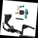 ヒッチメンバー カート1クラストレーラーヒッチ＆配線ユーロキット、1?7/8 "アクセントボール/ Kia Rio用 Curt Class 1 Trailer Hitch ＆Wiring Euro Kit w/1-7/8" Ball for Accent/Kia Rio