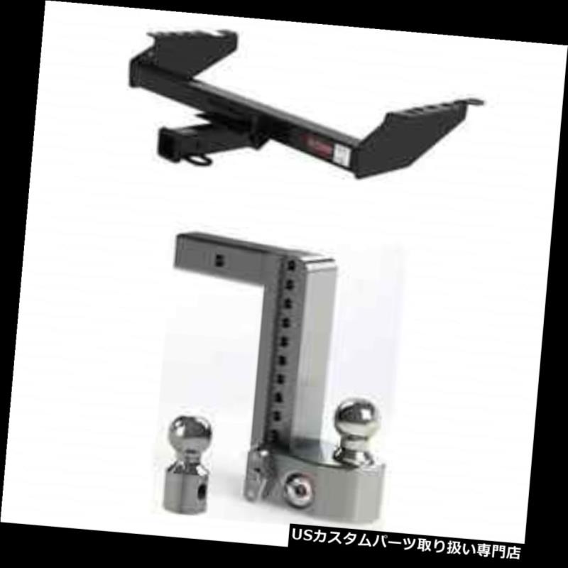 ヒッチメンバー Curt Class 3 Trailer Hitch w /安全に調整可能な10インチRam 2500用ボールマウント Curt Class 3 Trailer Hitch w/Weigh Safe Adjustable 10" Ball Mount for Ram 2500