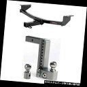 ヒッチメンバー Curt Class 3 Trailer Hitch(重量/重量)安全に調整可能な10インチローグ用ボールマウント Curt Class 3 T...