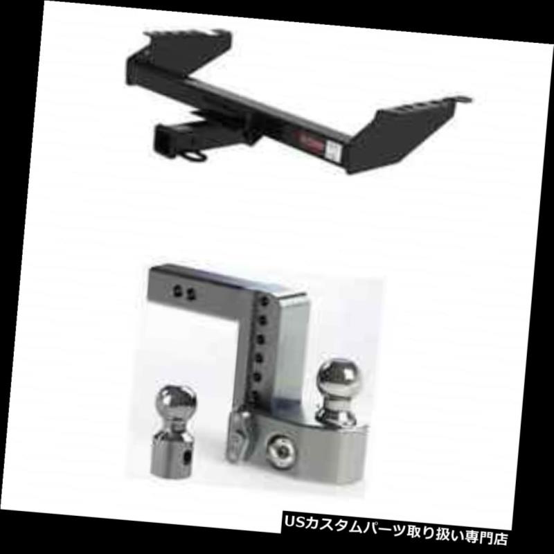 ヒッチメンバー カートクラス3トレーラーヒッチW / F-250 / F-350用安全調整可能6インチボールマウント Curt Class 3 Trailer Hitch w/Weigh Safe Adjustable 6