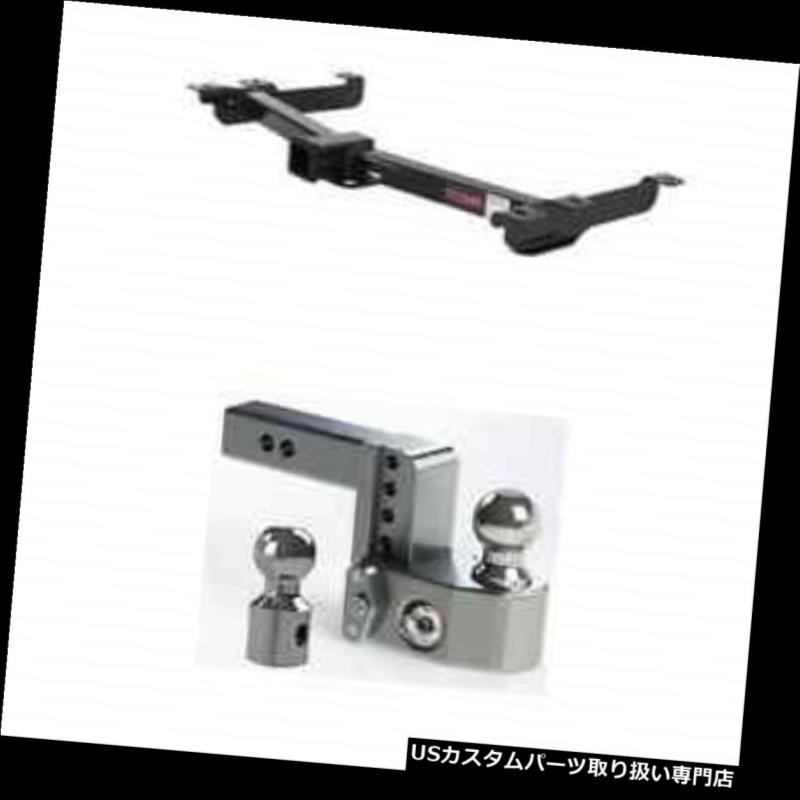 ヒッチメンバー Curt Class 3トレーラーヒッチW / C / K用安全調節可能4インチボールマウント Curt Class 3 Trailer Hitch w/Weigh Safe Adjustable 4