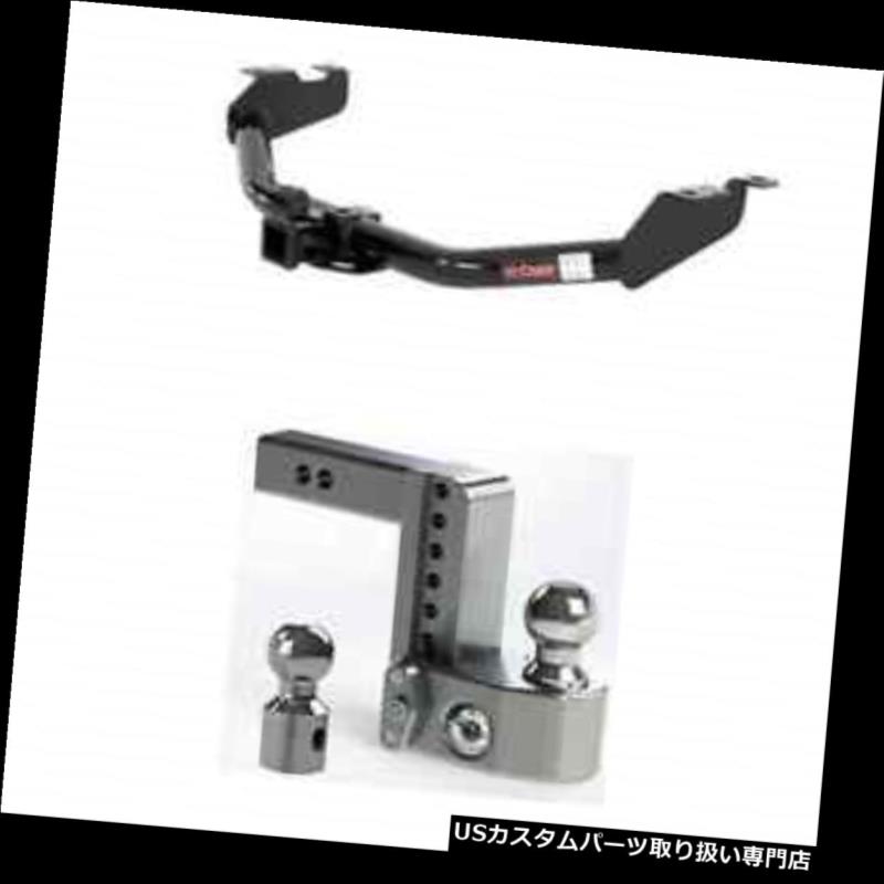 ヒッチメンバー カート3級トレーラーヒッチW / Sierra 2500用安全調整可能6インチボールマウント Curt Class 3 Trailer Hitch w/Weigh Safe Adjustable 6