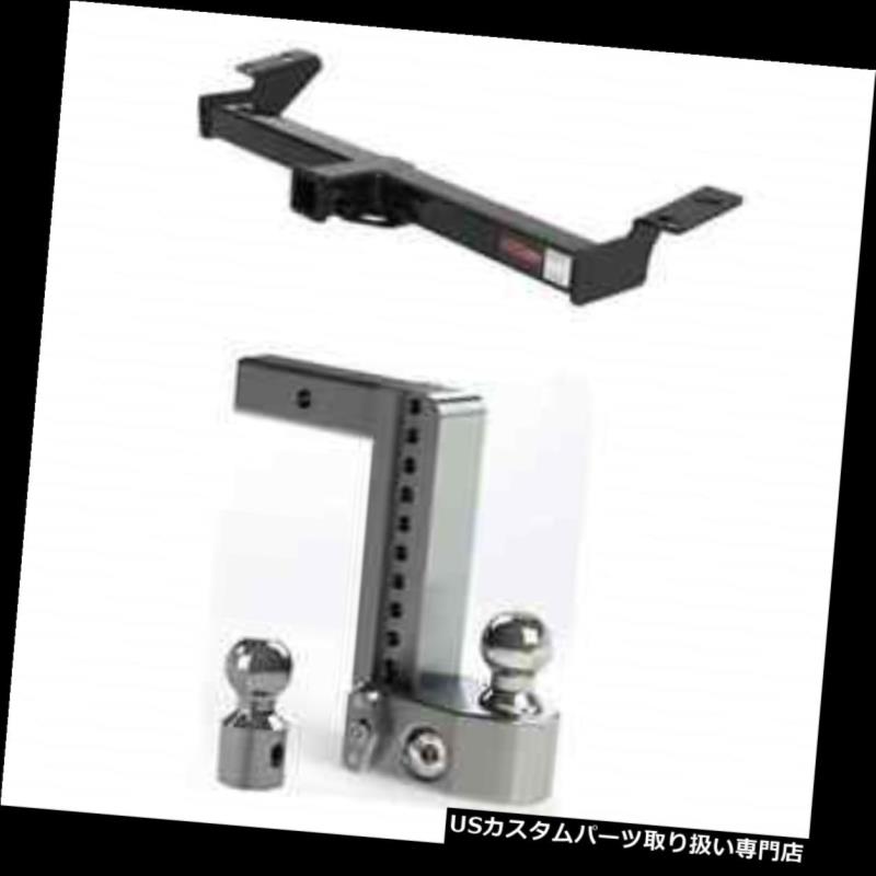 ヒッチメンバー カート3級トレーラーヒッチw / RAV4用安全調整可能10インチボールマウント Curt Class 3 Trailer Hitch w/Weigh Safe Adjustable 10