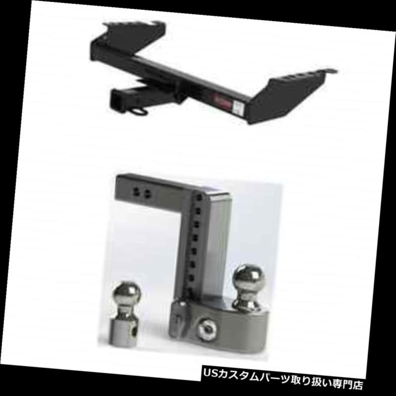 ヒッチメンバー カートクラス3トレーラーヒッチW /ウェイトセーフ調整ブロンコ/ F-250用8インチボールマウント Curt Class 3 Trailer Hitch w/Weigh Safe Adjust 8