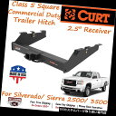 ヒッチメンバー 15703 Curt Class 5商業用義務トレーラーヒッチW / 2.5インチレシーバー - 2500/3500 HD 15703 Curt...