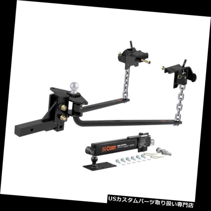 ヒッチメンバー 17062カートMV丸棒重量配分ヒッチキット、10,000ポンドのGTW 17062 Curt MV Round Bar Weight Distribution Hitch Kit with a GTW of 10,000 LB