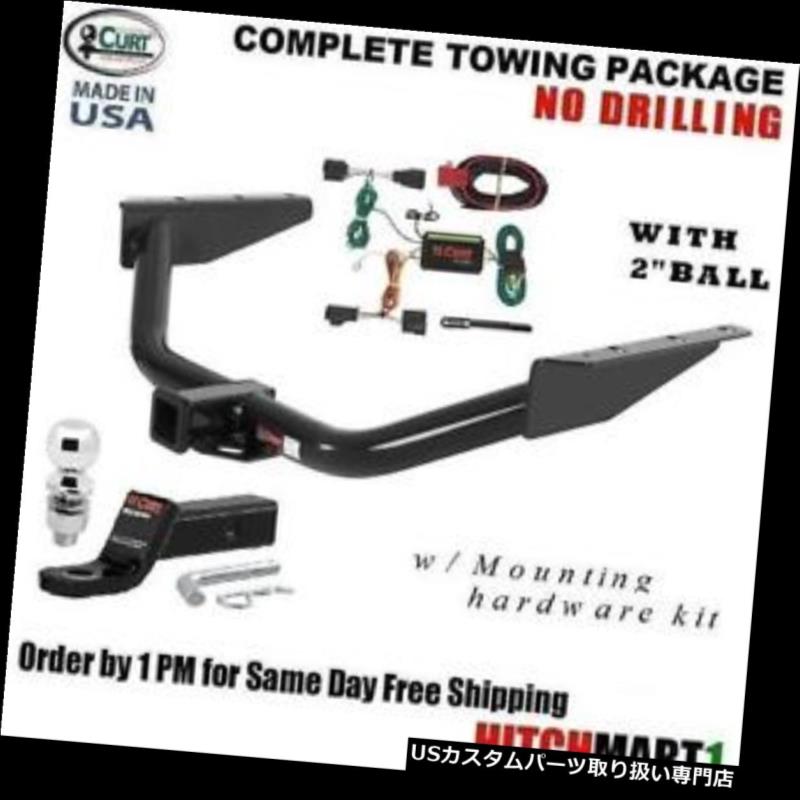 ヒッチメンバー FITS 2007-2011 DODGE NITROクラス3 CURT TRAILER HITCHパッケージw / 2 