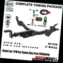 ヒッチメンバー 2013 - 2014年のCHEVY MALIBU 121153用のCURT TRAILER HITCHパッケージw 2