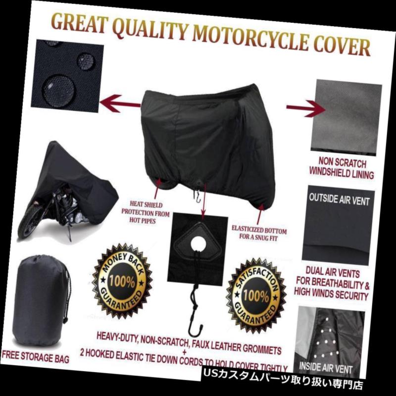 バイクカバー ヤマハFZ6R 2009-2017のための超重い自転車のオートバイのカバー SUPER HEAVY-DUTY BIKE MOTORCYCLE COVER FOR Yamaha FZ6R 2009-2017 2