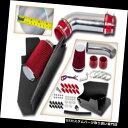 エアインテーク インナーダクト コールドシールドエアインテーク+レッドフィルター(96-99 C / K1500用)Sierra Yukon 5.0L 5.7L...