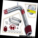 エアインテーク インナーダクト ACURA 02-03 3.2L TL / 03 CL V6 VTECのための赤の冷たい空気の吸気+フィルタ RED COLD ...