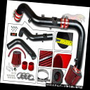 エアインテーク インナーダクト マットブラックコールドエアインテークキット+ドライフィルターサイオン05-06 tCクーペ2.4L L4 MATTE BLACK...