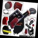 エアインテーク インナーダクト 94-01 Ram 1500 5.2L 5.9L V8用マットブラックヒートシールドエアインテーク+レッドフィルター MATTE...