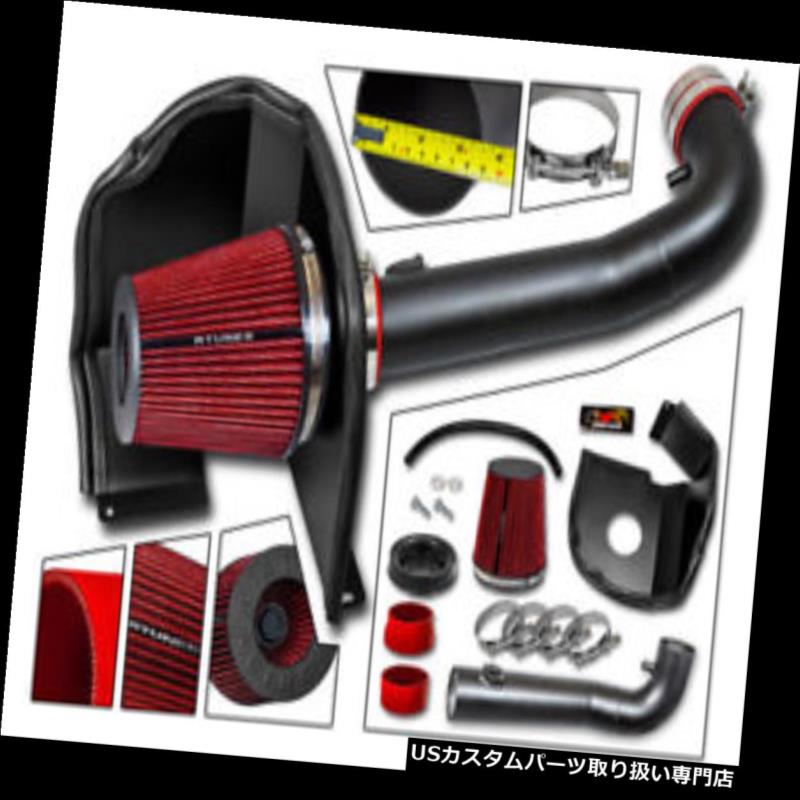 エアインテーク インナーダクト 14-17シボレーシルバラード1500 4.3L V6用マットブラックヒートシールドエアインテークキット MATT BLACK Heat Shield Air Intake Kit For 14-17 Chevy Silverado 1500 4.3L V6